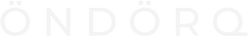 text "ÖNDÖRQ" in light grey on dark grey background.
