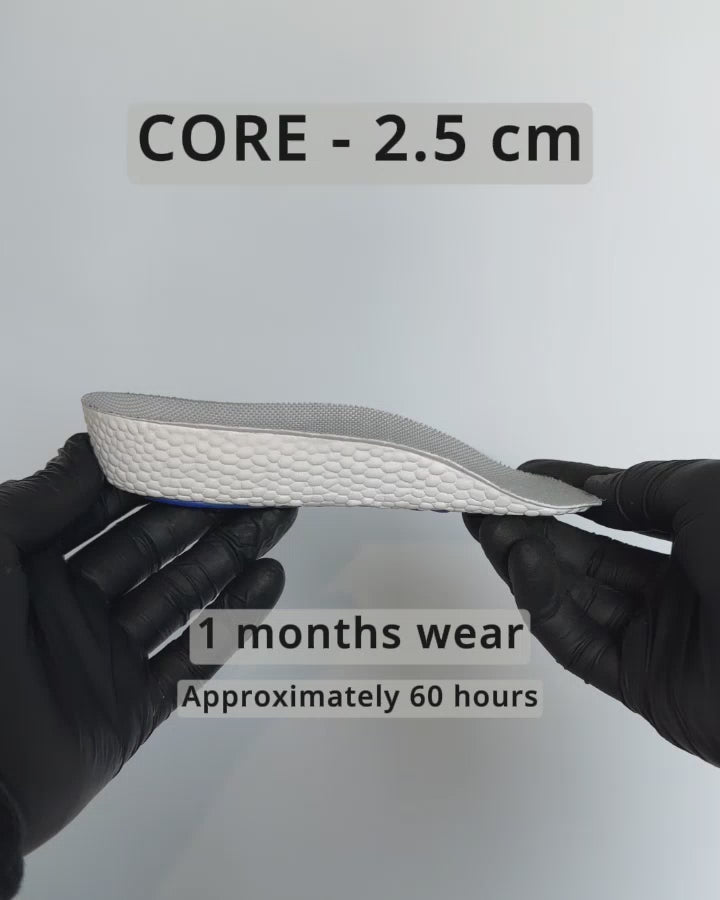 Öndörq Elevate Invisible height Insole for men - CORE 2.5 CM video