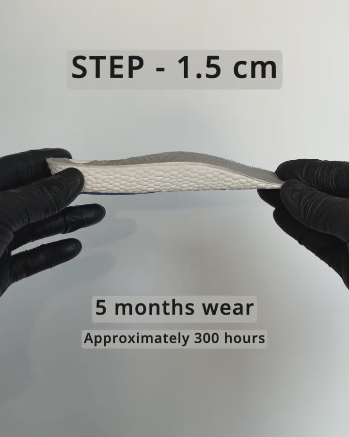 Öndörq Elevate Invisible height Insole for men - STEP 1.5 CM video